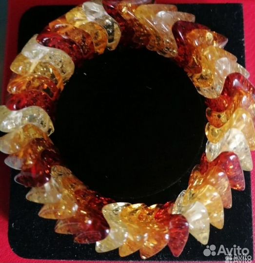 Браслеты жемчуг, янтарь, гематит, колье