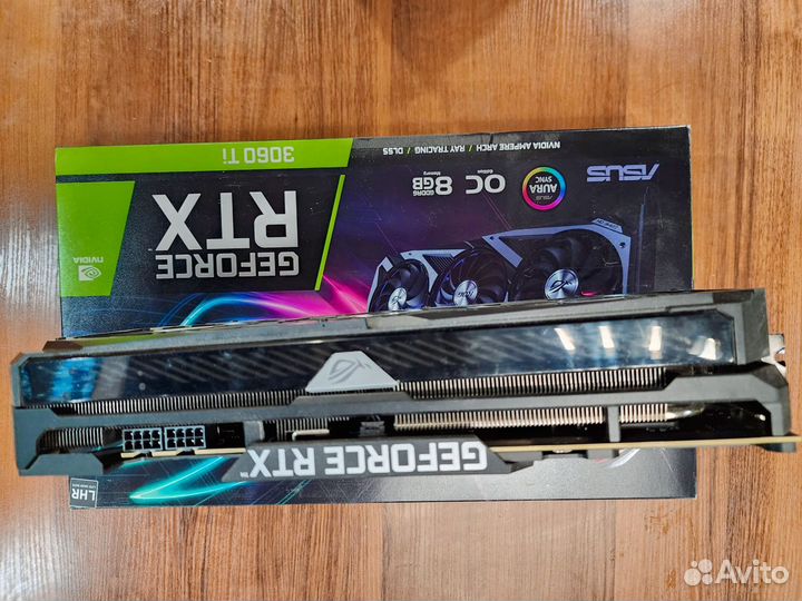 Видеокарта rtx 3060ti Asus Rog Strix
