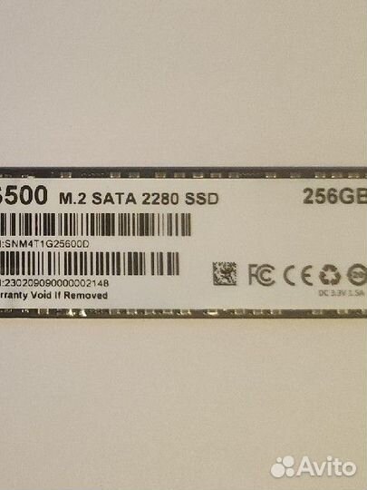 Ssd m2 SATA 256