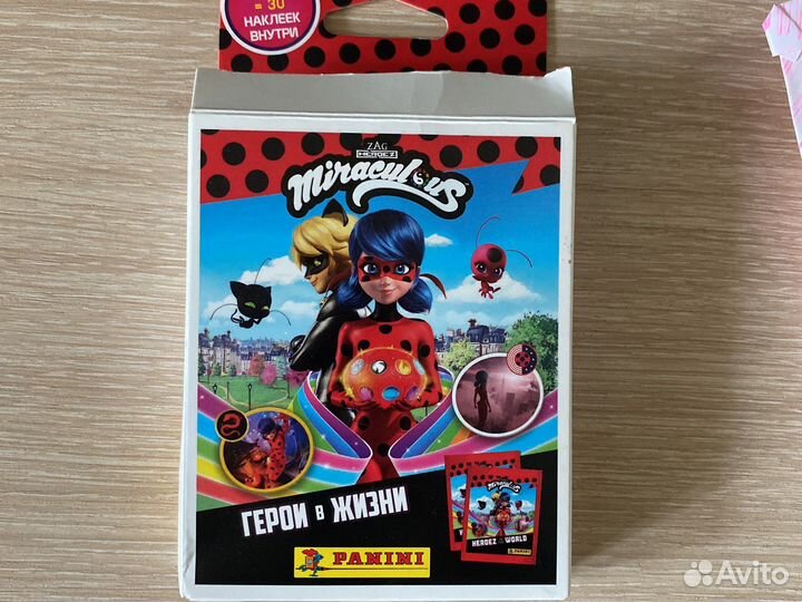 Наклейки Леди Баг Герои в жизни