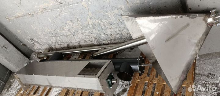 Транспортер шнековый из нержавеющей стали