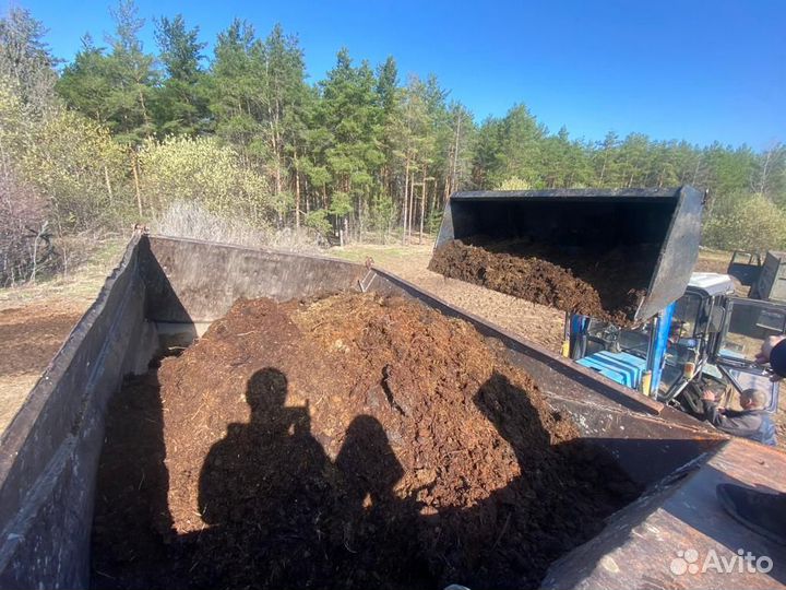 Навоз перегной конский