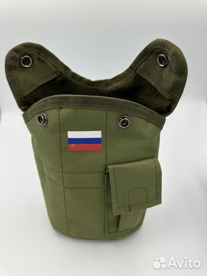 Фляга тактическая с котелком в чехле оптом