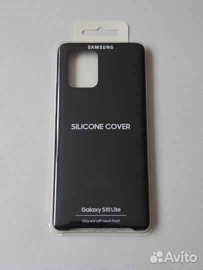 Чехол Silicone Cover на Samsung S10 Lite оригинал