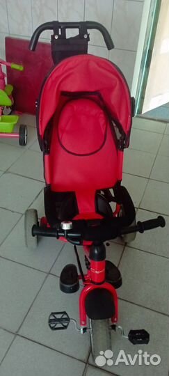 Велосипед коляска с ручкой