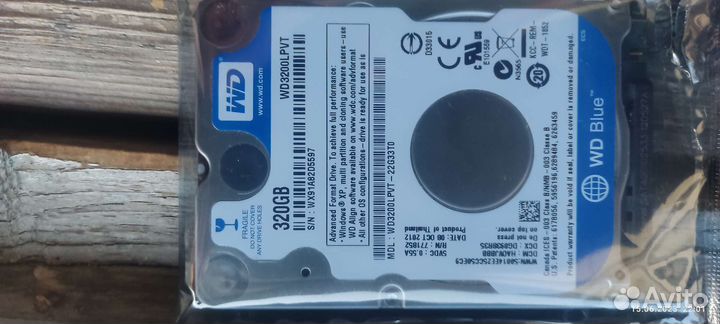 Hdd 320gb для ноутбука