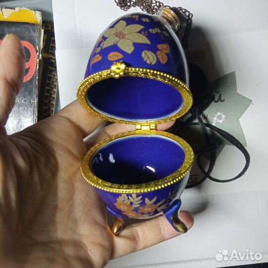 Шкатулка фарфор яйцо для подарков и украшений