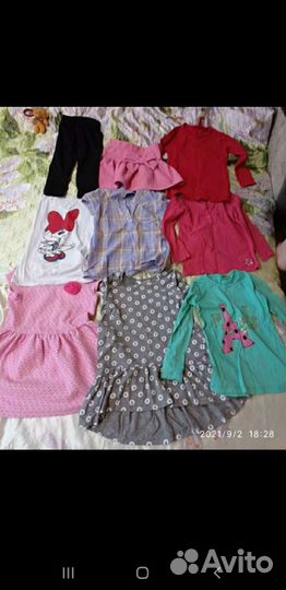 Детские вещи пакетом для девочек