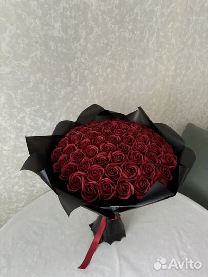 Роза мыльная букет