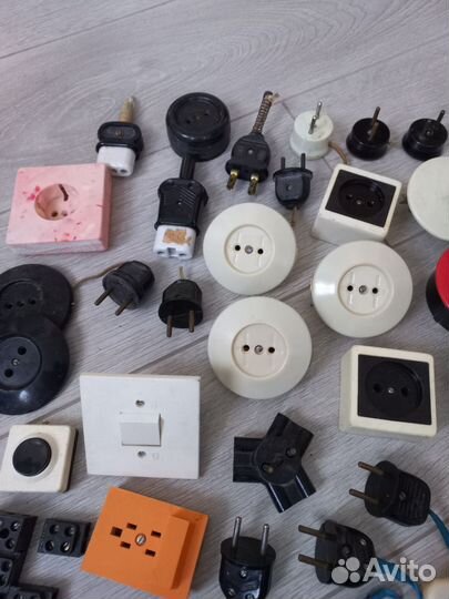 Розетки, выключатели, вилки СССР