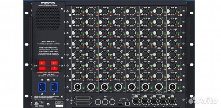 Midas DL351, модульный стейдж-бокс без установленн