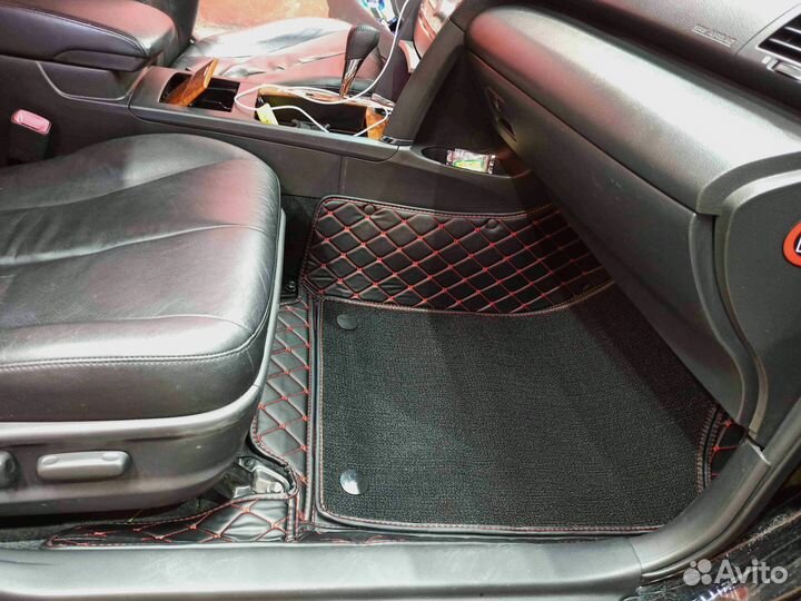 3Д (3D) коврики из экокожи toyota Тойота