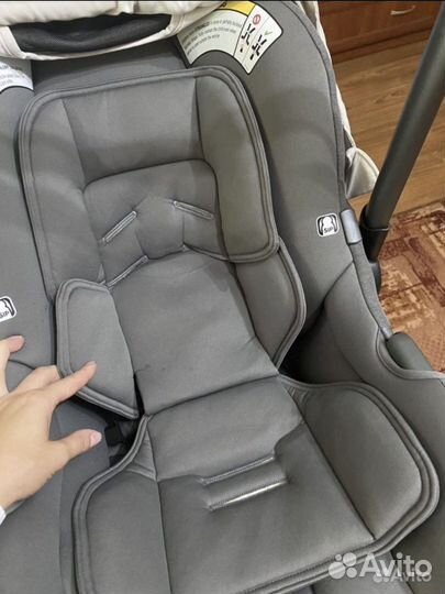 Автолюлька/ автокресло с изофикс Nuna pipa 0+