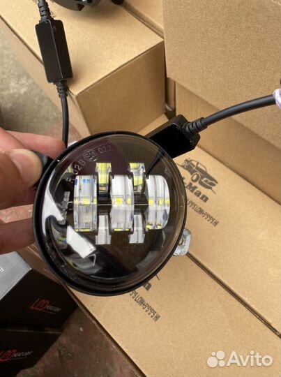 LED туманки Калина Гранта Sal-man 70w ближний-даль
