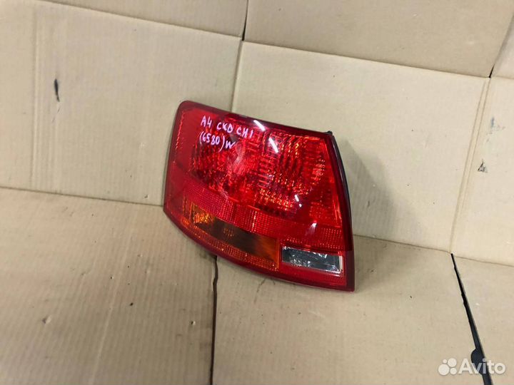 Фонарь задний левый audi A4 B7 avant (универсал)