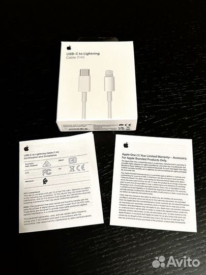 Зарядный кабель для iPhone USB-C/Lightning (новый)