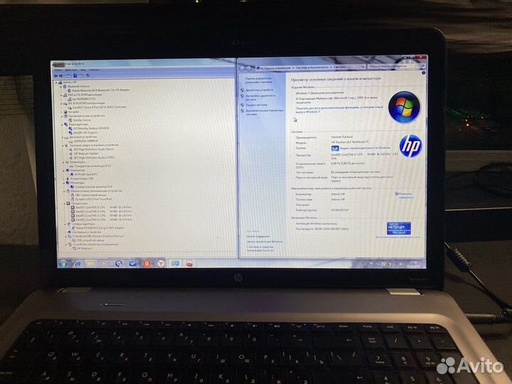 Ноутбук HP pavilion dv7 Notebook PC