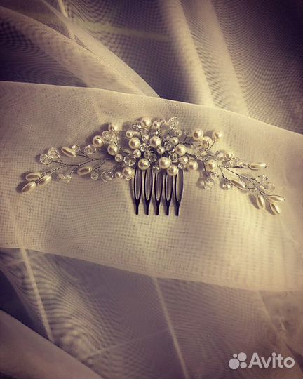 Свадебный гребень, тиара, украшение для волос