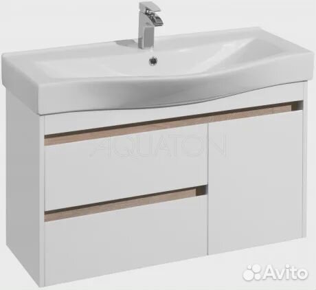 Тумба с раковиной aquaton (Акватон) 1a2490k0nt010