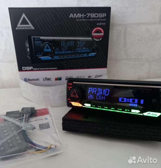 Новая Aura AMH-79DSP (2023) процессорная магнитола
