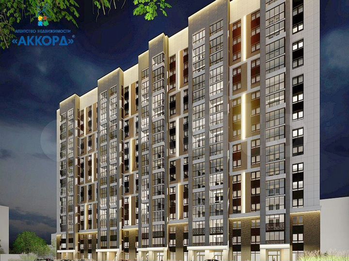 2-к. квартира, 52,8 м², 5/16 эт.