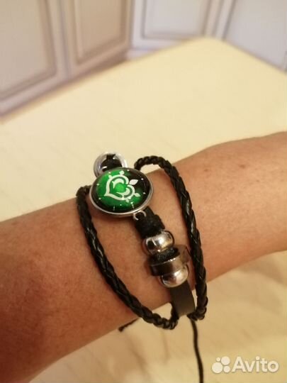Браслет кожзам