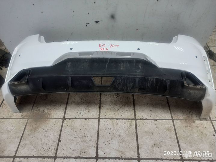 Бампер задний верхняя часть KIA RIO 2020- седан