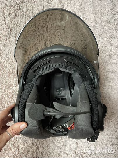 Шлем scorpion exo-220 зеркальный визор