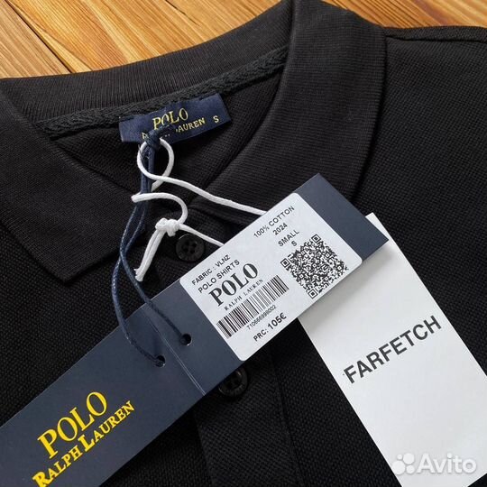 Polo ralph lauren поло черное