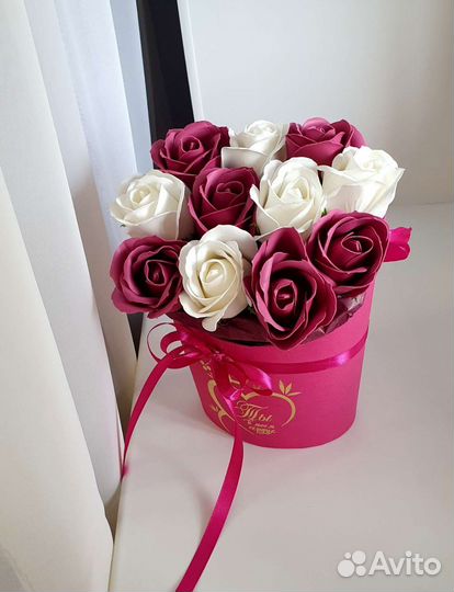 Мыльные розы,букет из мыльных роз