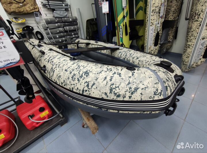 Надувная пвх лодка Orca Argo 380