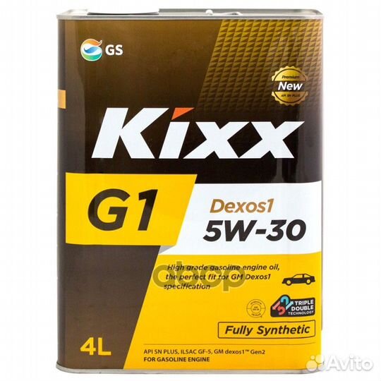 Kixx G1 5W30 Dexos 1 SN Plus 4л Kixx