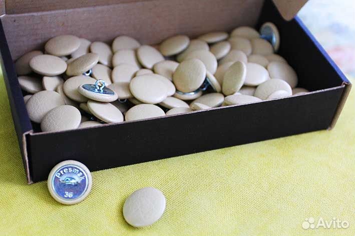 Обтяжка мебельных пуговиц