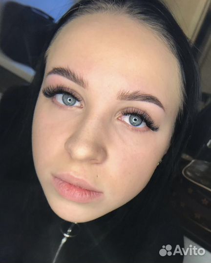 Наращивание ресниц на дому