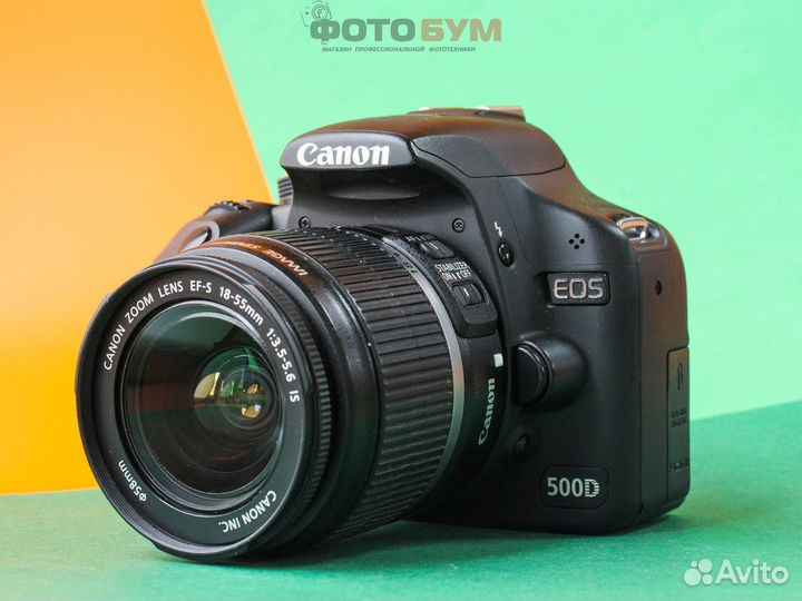 Фотоаппарат Canon 500D kit 18-55 IS