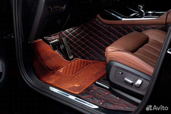 3D Коврики Audi Салон Багажник из Экокожи