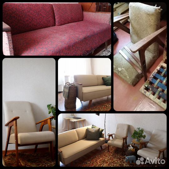 Перетяжка мягкой мебели