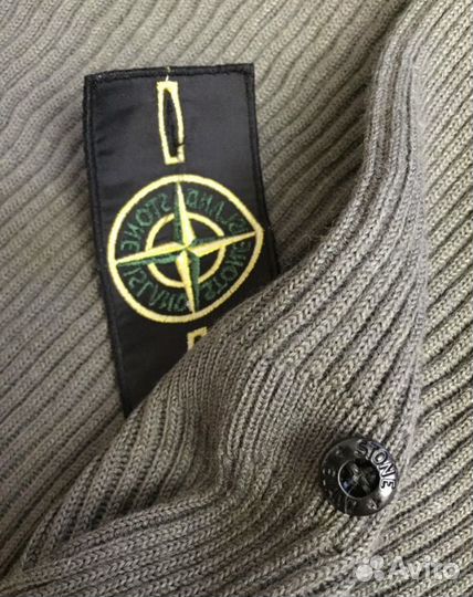 Новый шерстяной свитер водолазка Stone Island