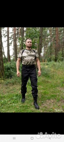 Костюм горка летний черный