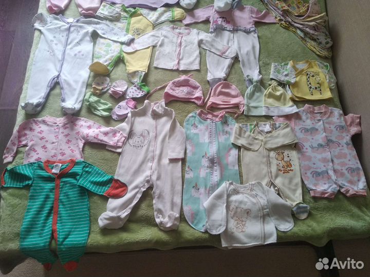 Вещи пакетом на девочку с 0-80