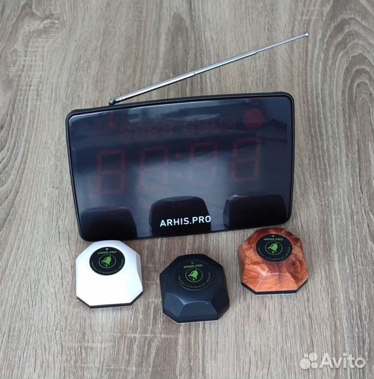 Кнопки вызова официанта модель Бургер и табло