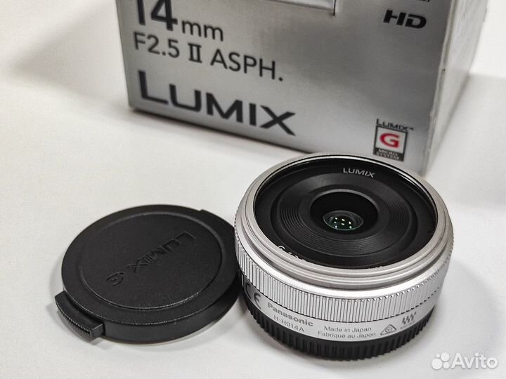 Panasonic 14 мм F2.5 II asph HD-video версия m4/3