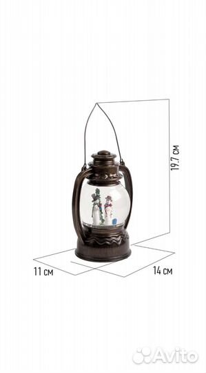 Фонарь декоративный светодиодный новогодний