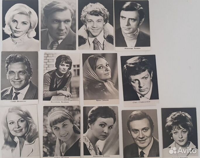 Фото открытки актеров театра и кино