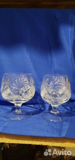 Бренди, коньячки хрустальные