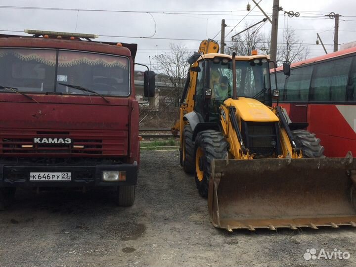 Аренда эксковатора погрузчика JCB