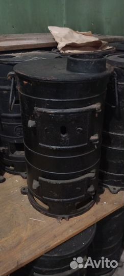 Печь буржуйка чугунная СССР