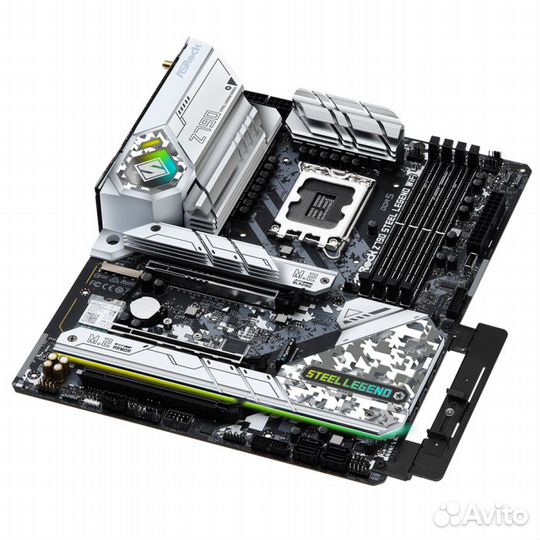 Z790 steel legend wifi, Socket 1700, IntelZ790, 4x