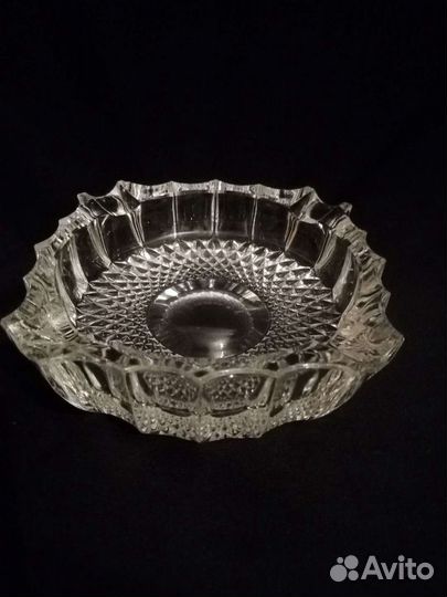 Пепельница хрусталь ссср. Винтаж