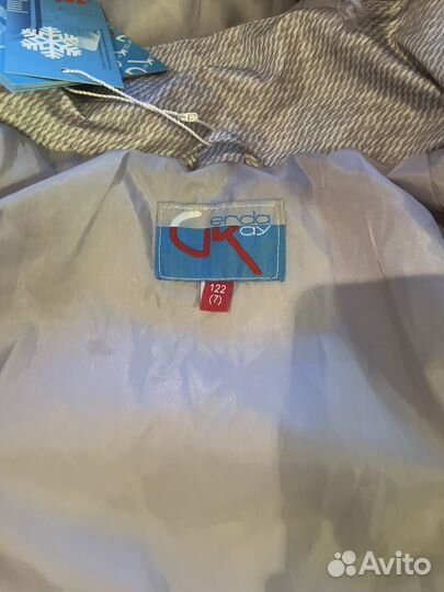 Пальто зимнее для девочки 122